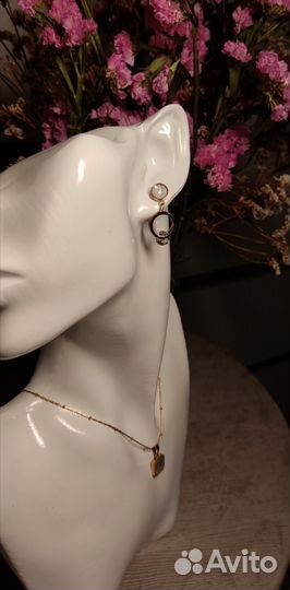 Серьги и цепочка