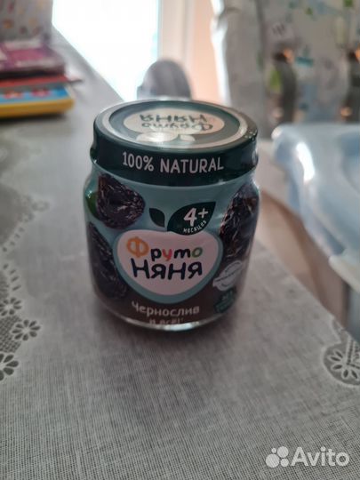 Пюре фруто няня чернослив