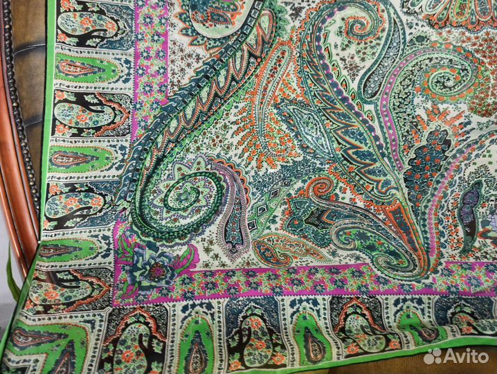 Платок шаль etro шелк италия оригинал