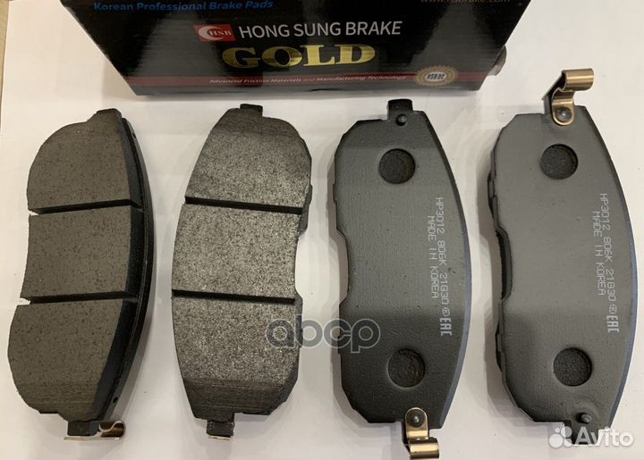 Колодки тормозные nissan juke 10- перед. HP3012