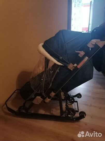 Детские санки коляска бу