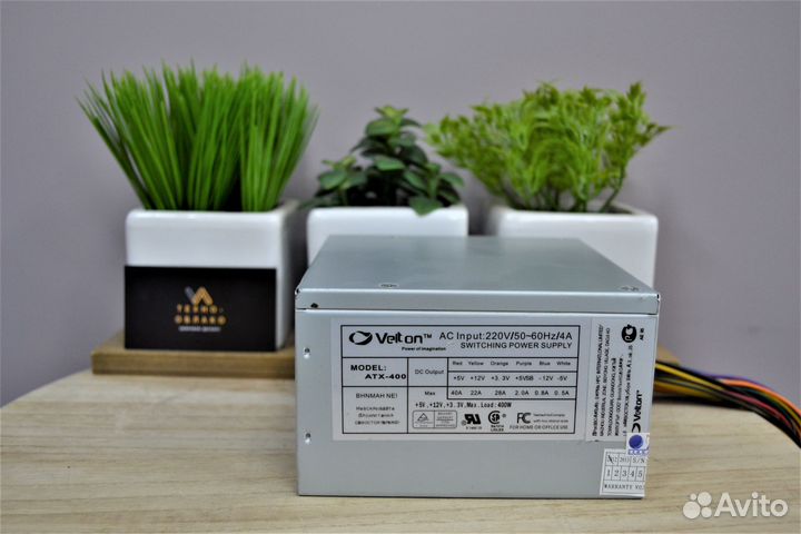 Блок питания Velton ATX-400 400W