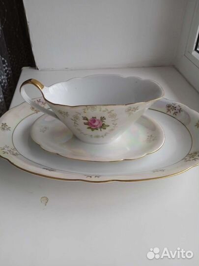 Чайный и столовый сервизы kahla винтаж