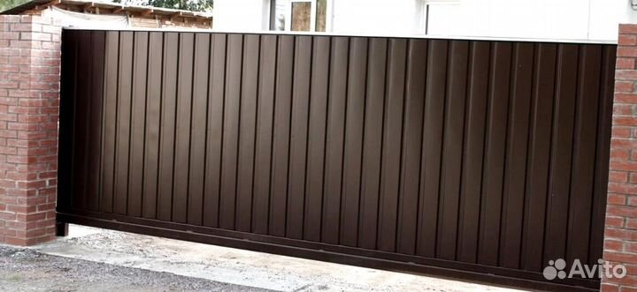 Ворота откатные заказать профессионально