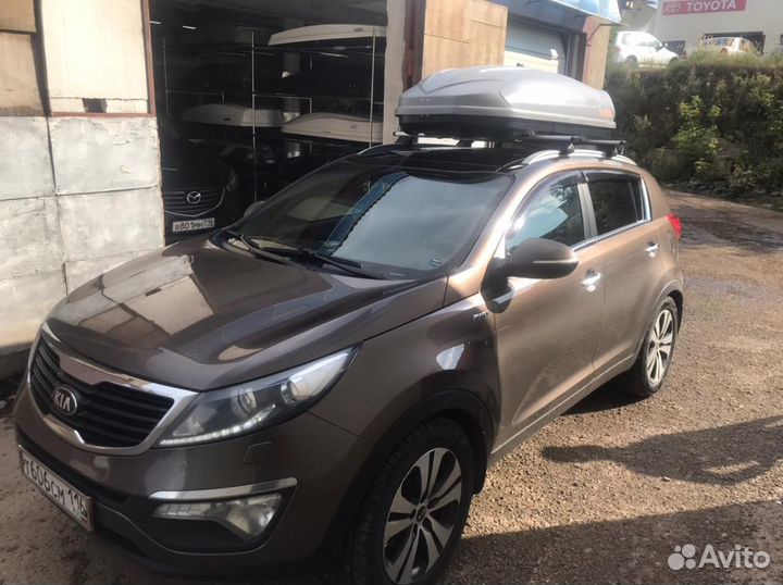 Бокс на крышу Киа Спортейдж 3 аэро