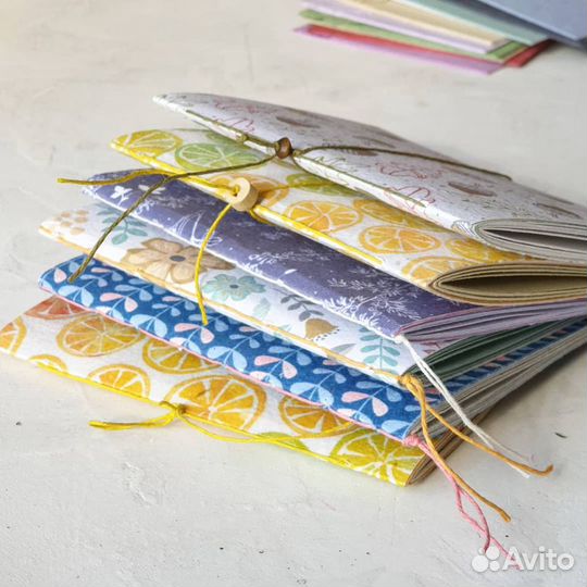 Записные книжки из бумаги ручной работы