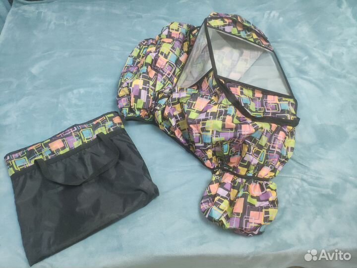 Дождевик на прогулочную коляску