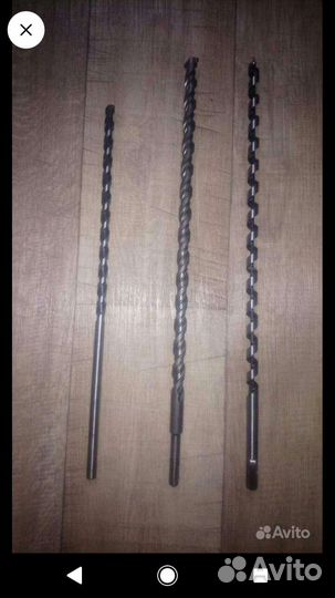 Буры по бетону и сверла по дереву