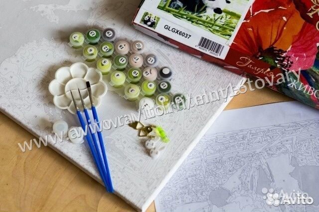 Картины по номерам сирень У дома