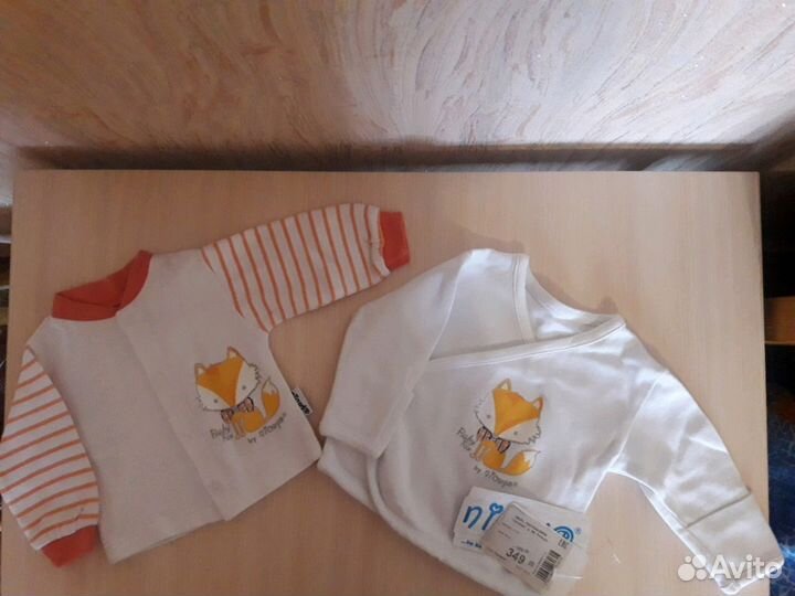 Две польские кофточки с рождения пакетом,56р и 68р
