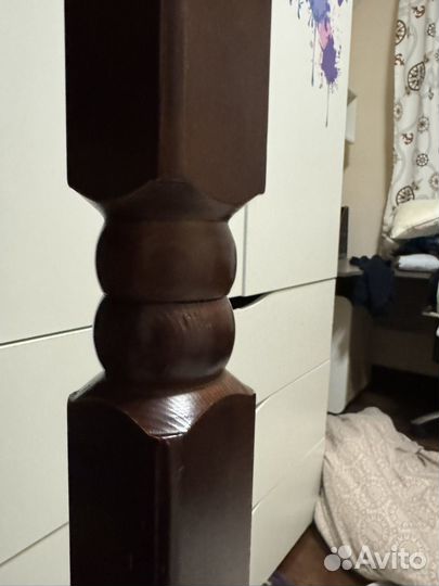 Двухярусная кровать б/у из массива