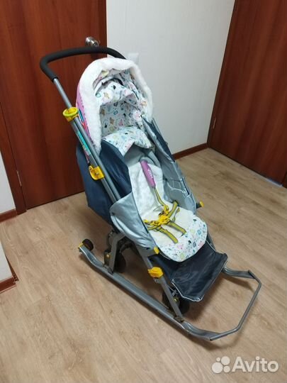 Санки коляска Ника 7