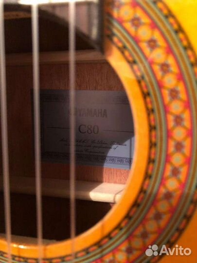 Классическая гитара yamaha c 80