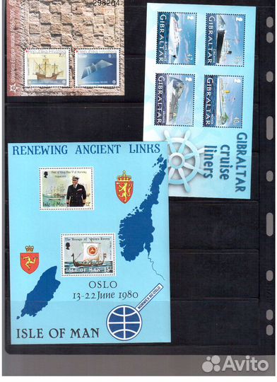 Почтовые марки Корабли Парусники Транспорт 01