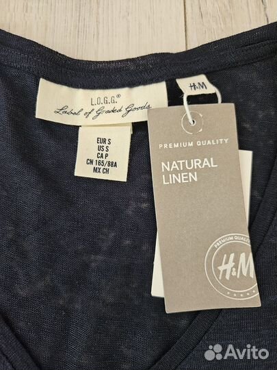 Футболка HM лен