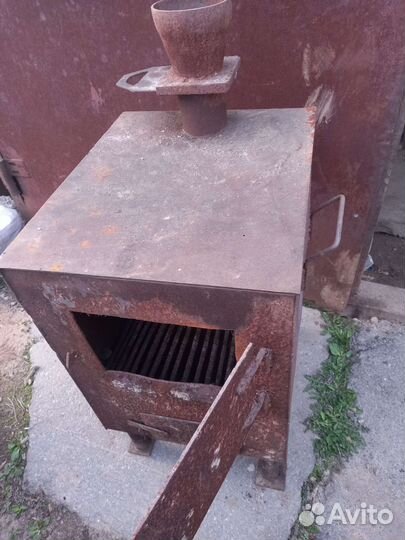 Печь буржуйка металлическая