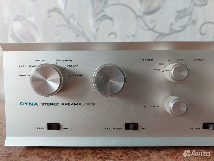 Dynaco Pas-3x ламповый предусилитель с фонокоррект