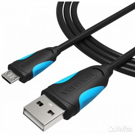 Кабель USB2.0 тип А(m) -microB(5P) 2.0м. #313406