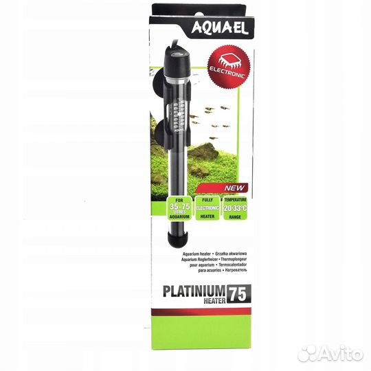 Aquael Platinum heater 75w Обогреватель