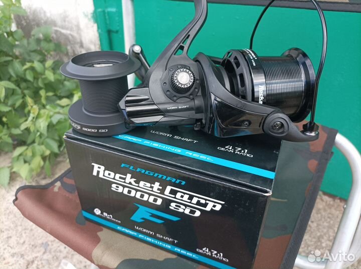 Катушкa карповая Rocket Carp 9000SD flagman