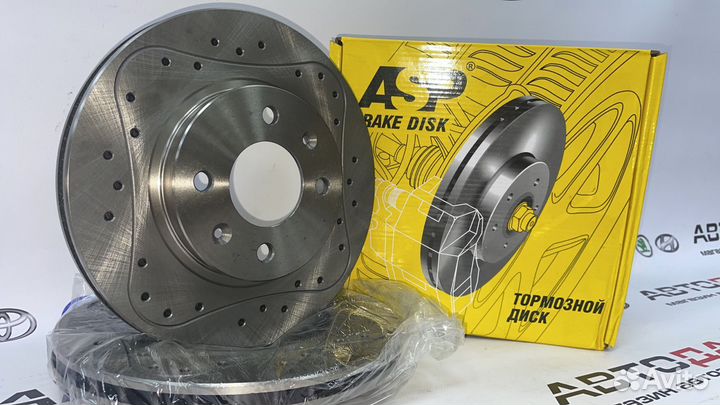 Диск тормозной передний перфорированный Kia Rio 3