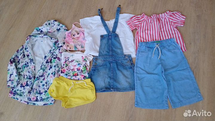 Пакет вещей для девочки р. 122