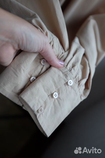 Блуза Zara поплин M-L