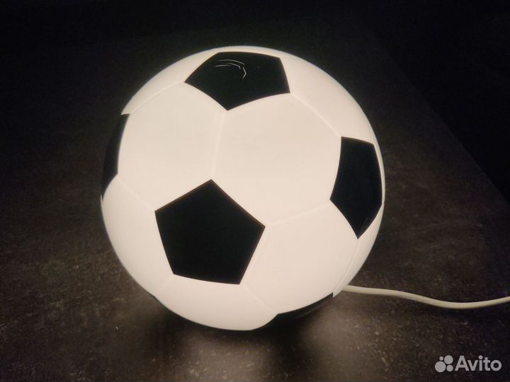 Светильник IKEA ночник футбольный мяч