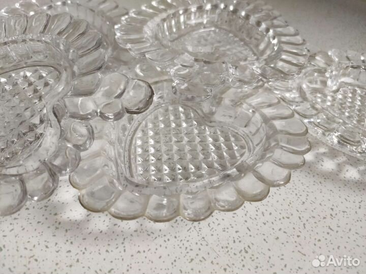 Розетки для варенья хрусталь