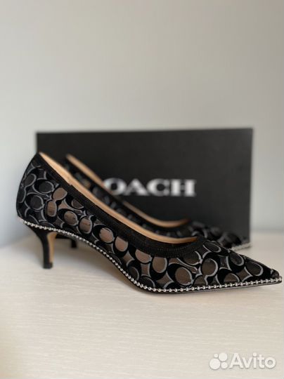 Классические лодочки Coach новые, оригинал