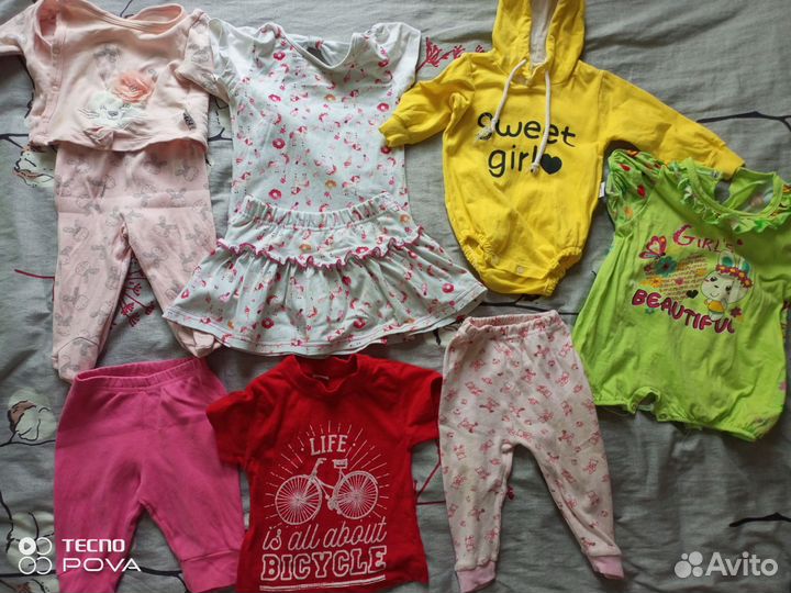 Детские вещи для девочки от 0 до года