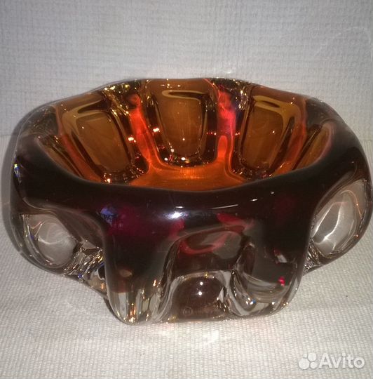 Ваза цветное стекло лзхс