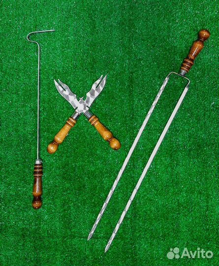 Шампуры нержавейка, большой выбор