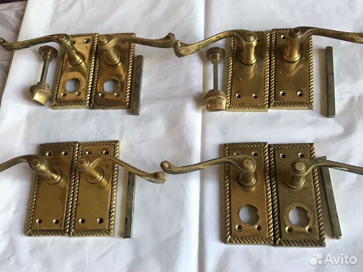 Дверные ручки латунные Индия бу