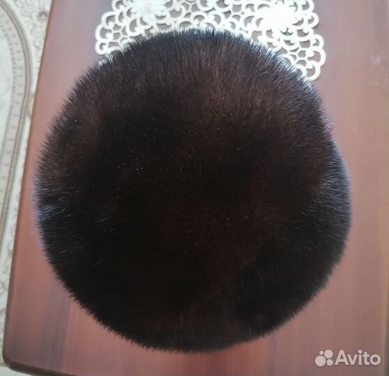 Норковый берет 56-58 размер