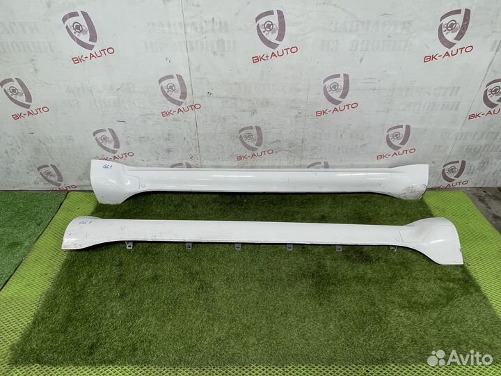 Накладки на пороги Jeep Grand Cherokee SRT 2015г