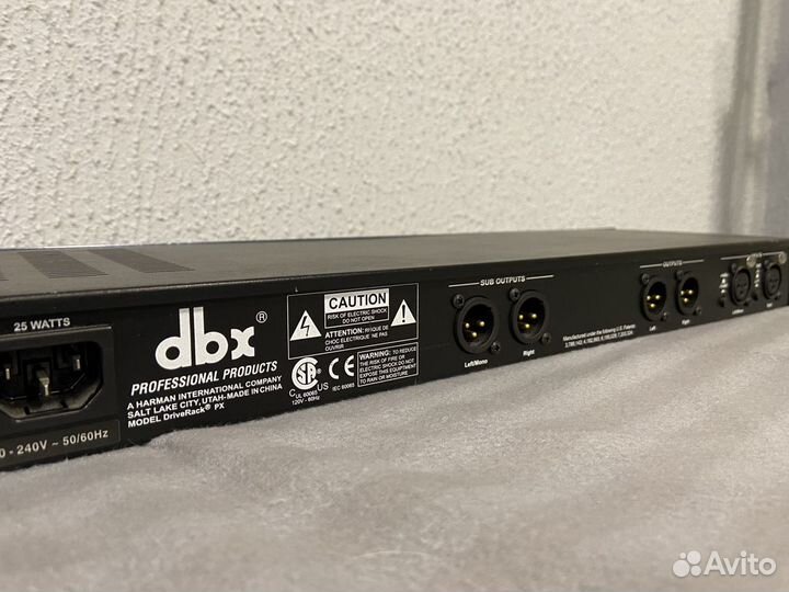 Процессор dbx 260, микшер, спллитер