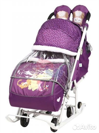 Детские санки коляска ника 7 8