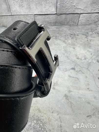 Мужской кожаный ремень Hermes