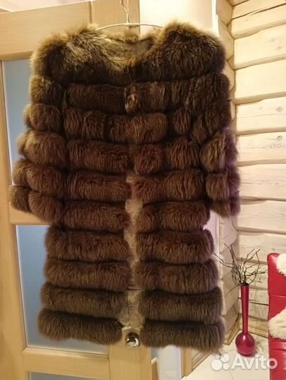 Шуба трансформер из песца