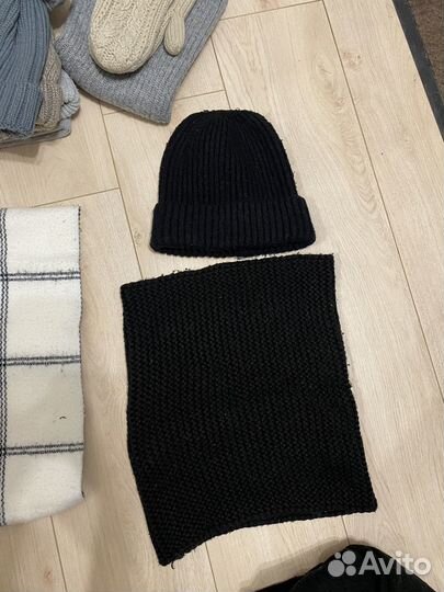 Шапка и шарф комплект
