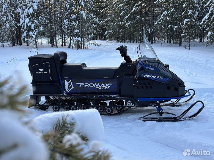 Снегоход promax yakut 500 long 2.0 4T 22 черный