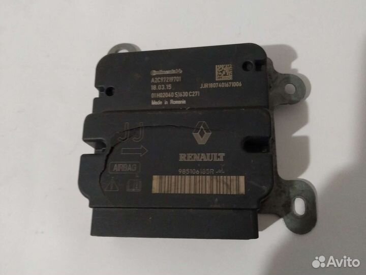 Блок управления AirBag SRS Renault Kaptur 1