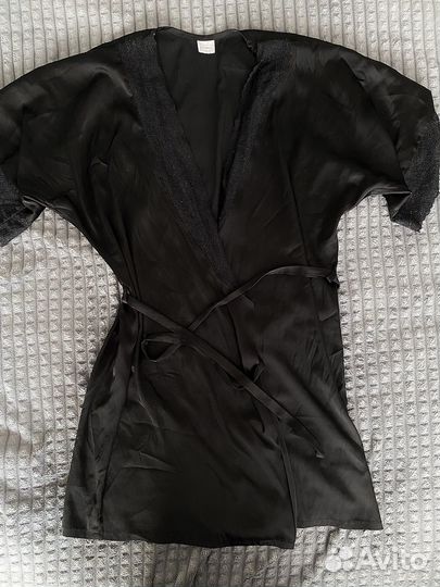 Халат женский атласный