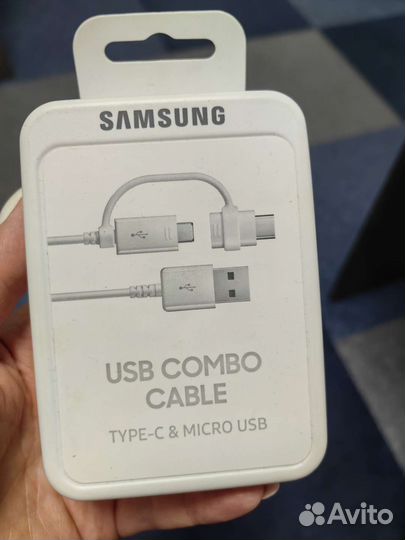 Кабель Samsung USB combo cable Type C & micro USB