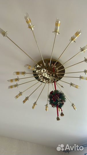 Люстра потолочная бу