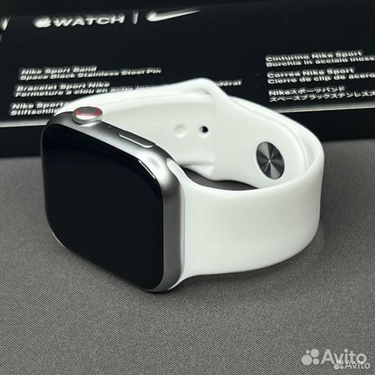 Apple watch 8 Nike white. Хит 2023