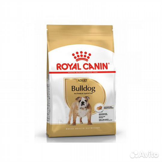 Сухой корм Роял Канин для собак породы Бульдог