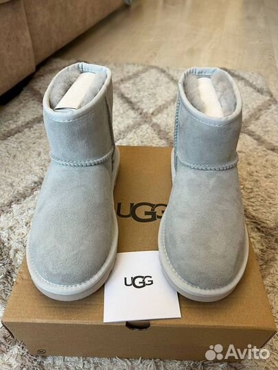 Угги Женские Ugg Classic Mini II Grey-Violet