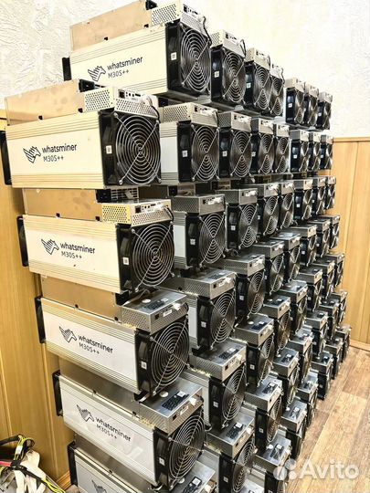 Майнер Whatsminer m30s++ 106 th /s (выдают 109-112